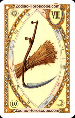 The scythe, monthly Love and Health horoscope August Sagittarius