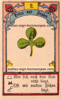 The clover, monthly Sagittarius horoscope January
