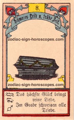 The coffin, monthly Sagittarius horoscope August