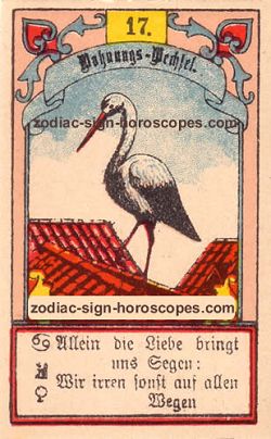 The stork, monthly Sagittarius horoscope October