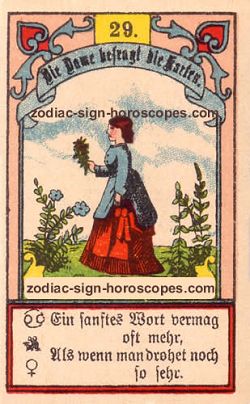 The lady, monthly Sagittarius horoscope August