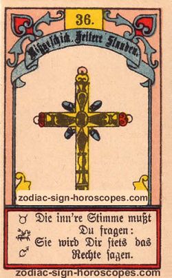 The cross, monthly Sagittarius horoscope March